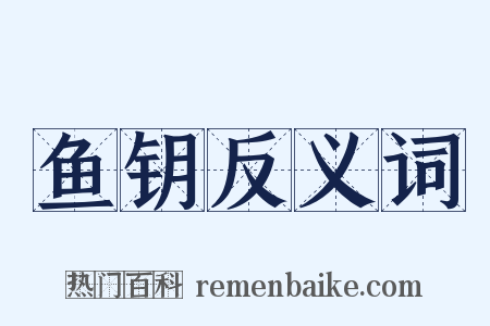 鱼钥反义词是什么意思的图片